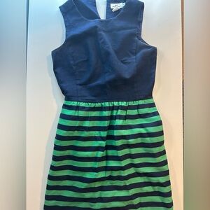 Vineyard Vines Navy and Green Casual Dress